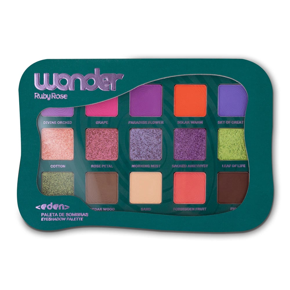 Paleta de Sombras Ruby Rose Wonder Eden