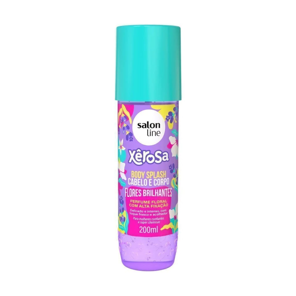 Body Splash Salon Line Xêrosa Flores Brilhantes 200ml