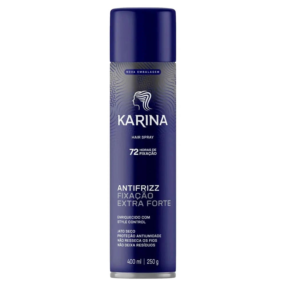 Spray Fixador Karina Fixação Extra Forte 400ml