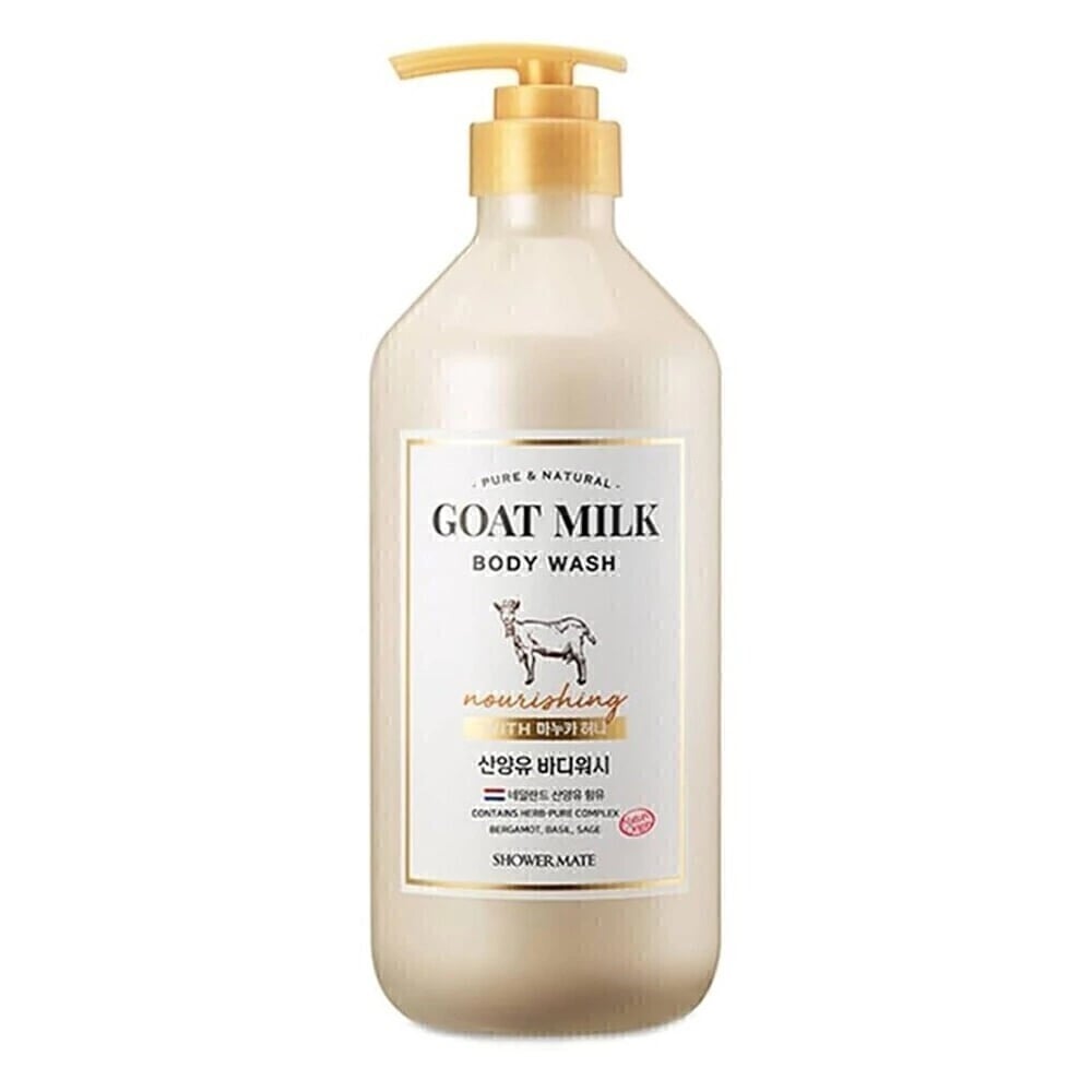 Sabonete Líquido Shower Mate Goat Milk Mel de Manuka 800ml