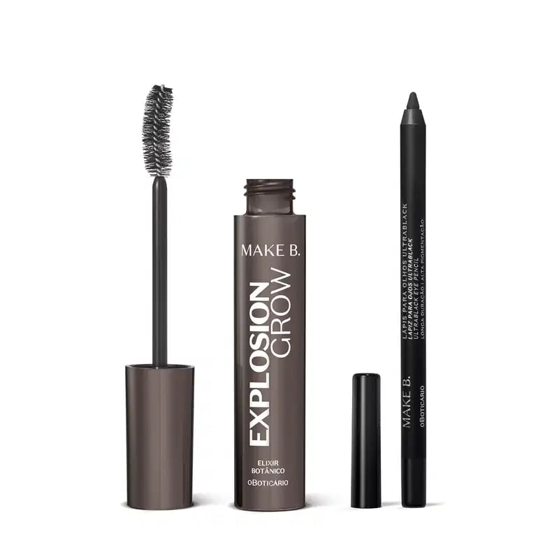 Combo Make B.: Lápis para Olhos 1,2g + Máscara para Cílios 10g