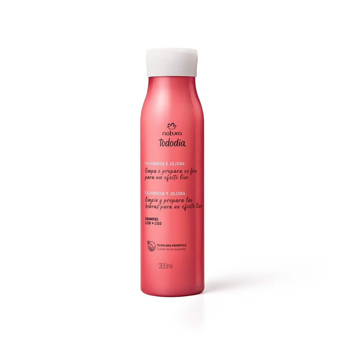 Shampoo Liso+Liso Framboesa e Jojoba Tododia 300ml