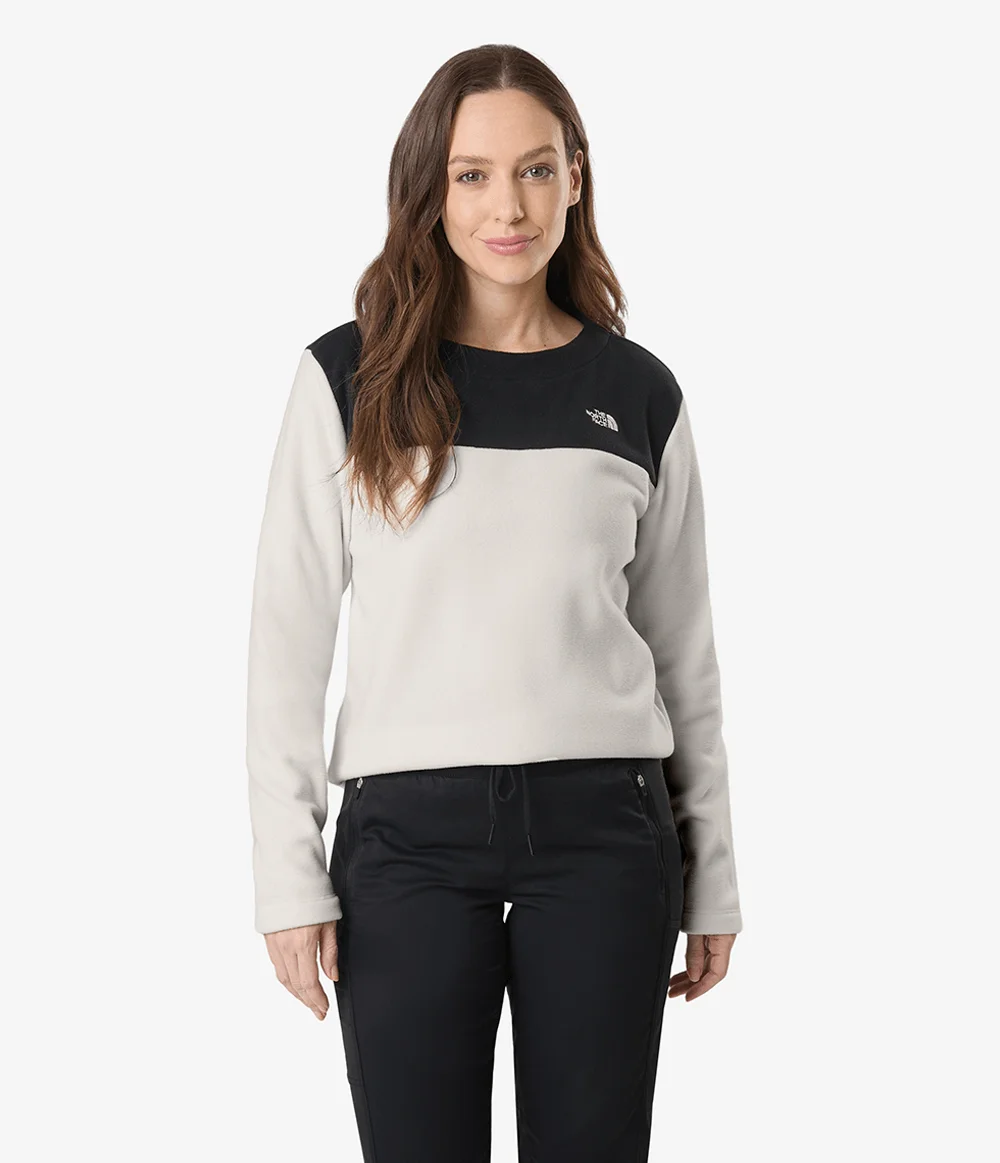 Fleece Feminino Glacier Crew White Dune — imagem 1