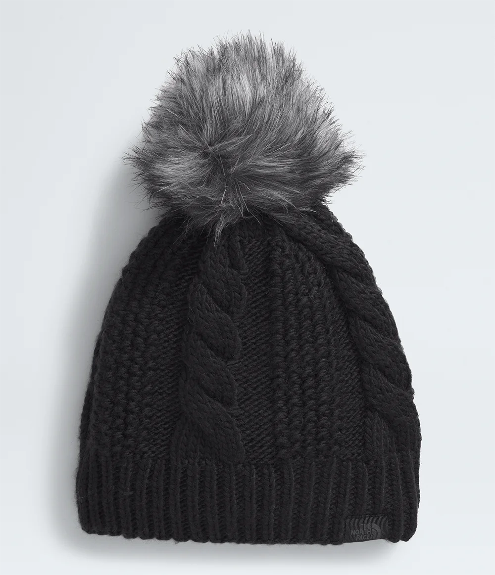 Gorro Feminino Oh Mega Fur Pom Lined TNF Black — imagem 1
