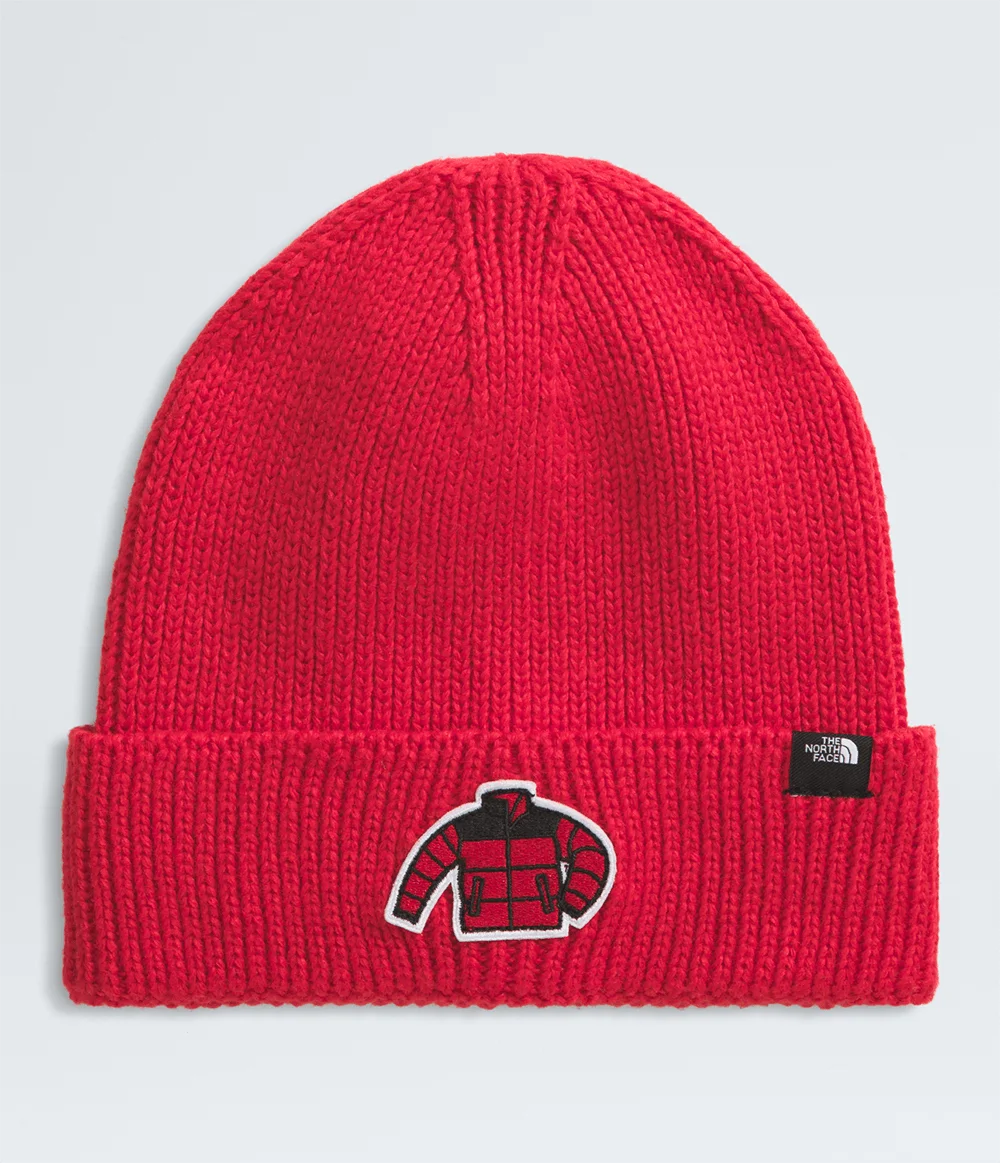 Gorro TNF Logo Box Cuffed Beanie TNF Red / Icon Patch — imagem 1