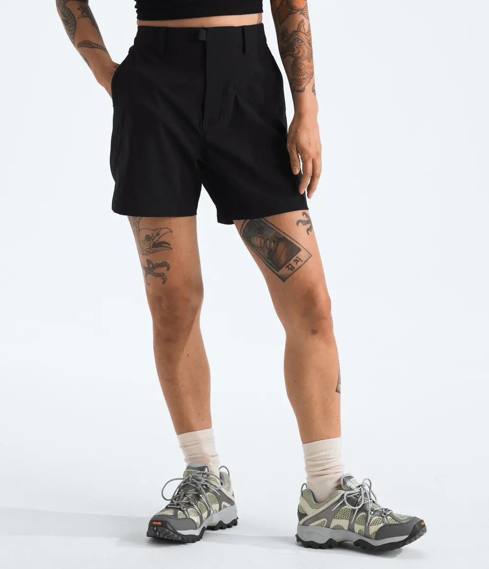 Short Feminino Basin 5IN TNF Black