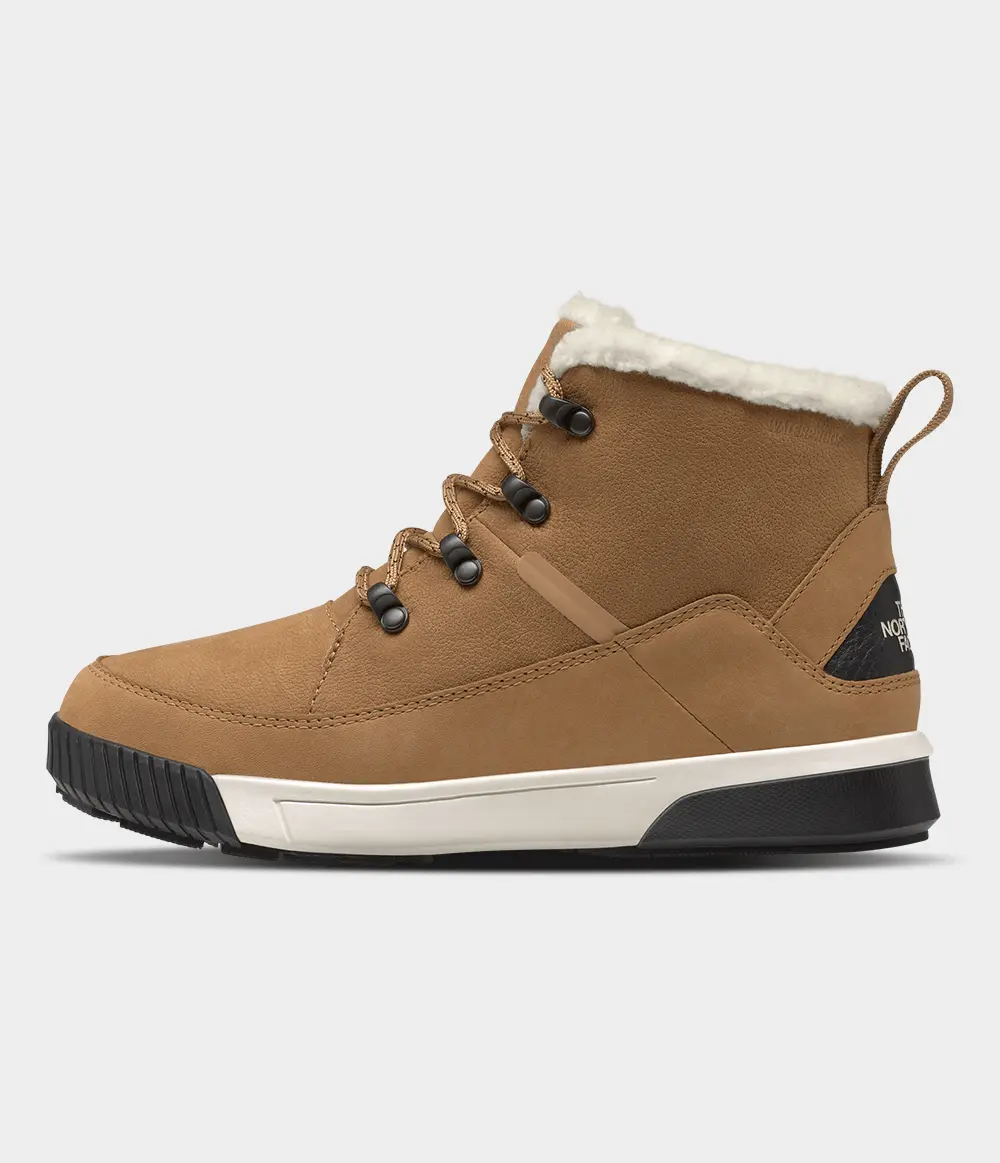 Bota Feminina Sierra Mid Lace Waterproof Almond Butter / TNF Black
