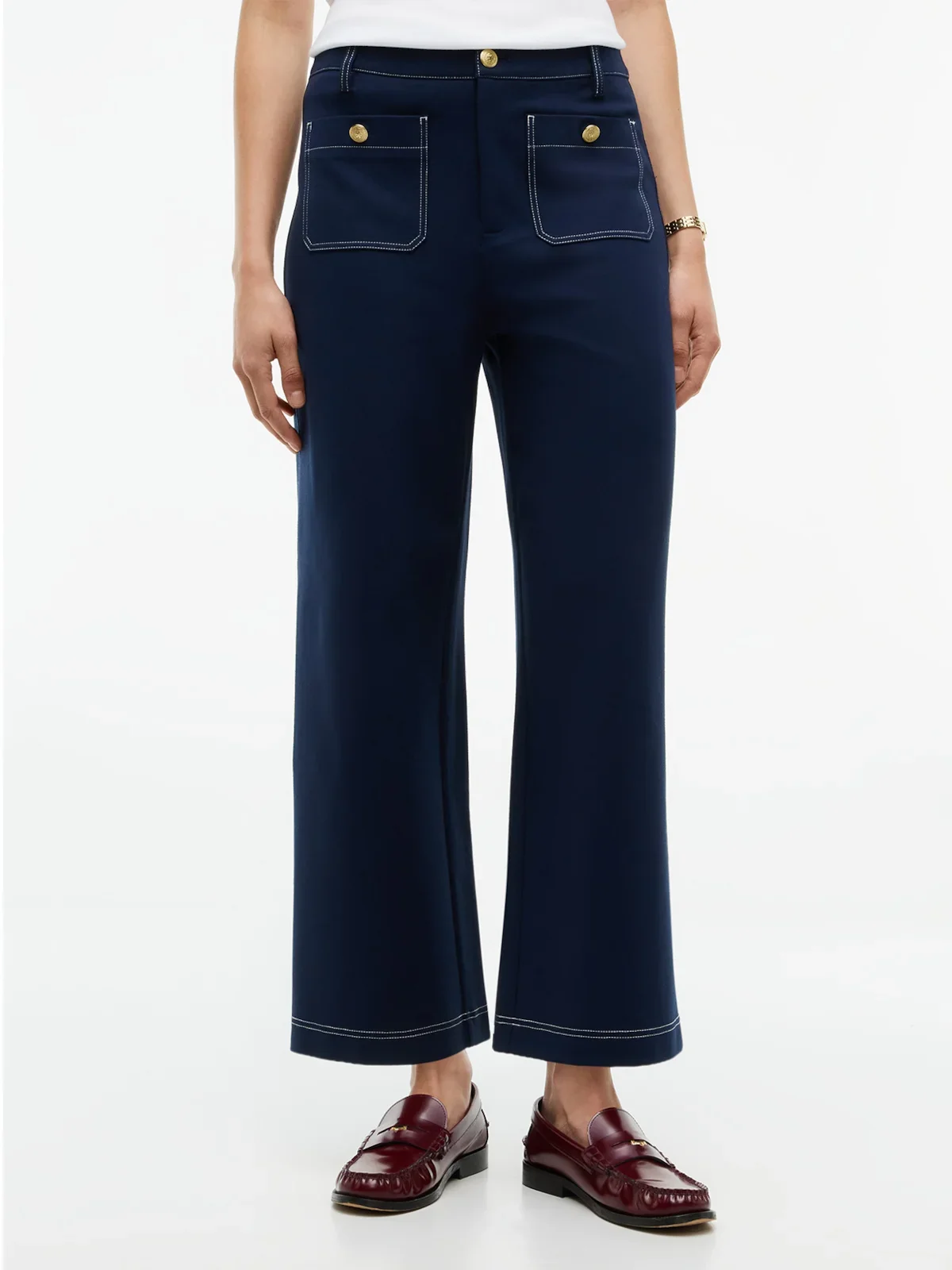 Calça Ponte Top Costura Aparente — imagem 1