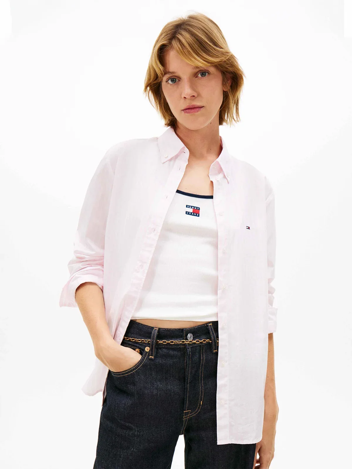 Camisa Regular Popeline — imagem 1