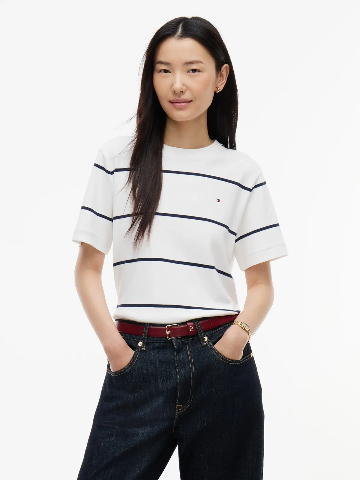 Camiseta Boxy em Malha Interlock — imagem 1
