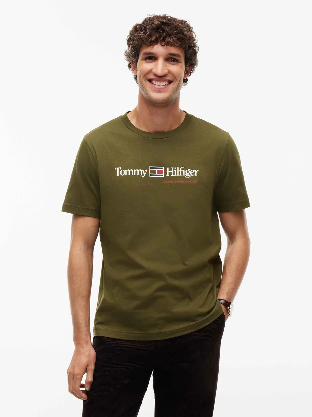 Camiseta TOMMY HILFIGER com Gola C — imagem 1