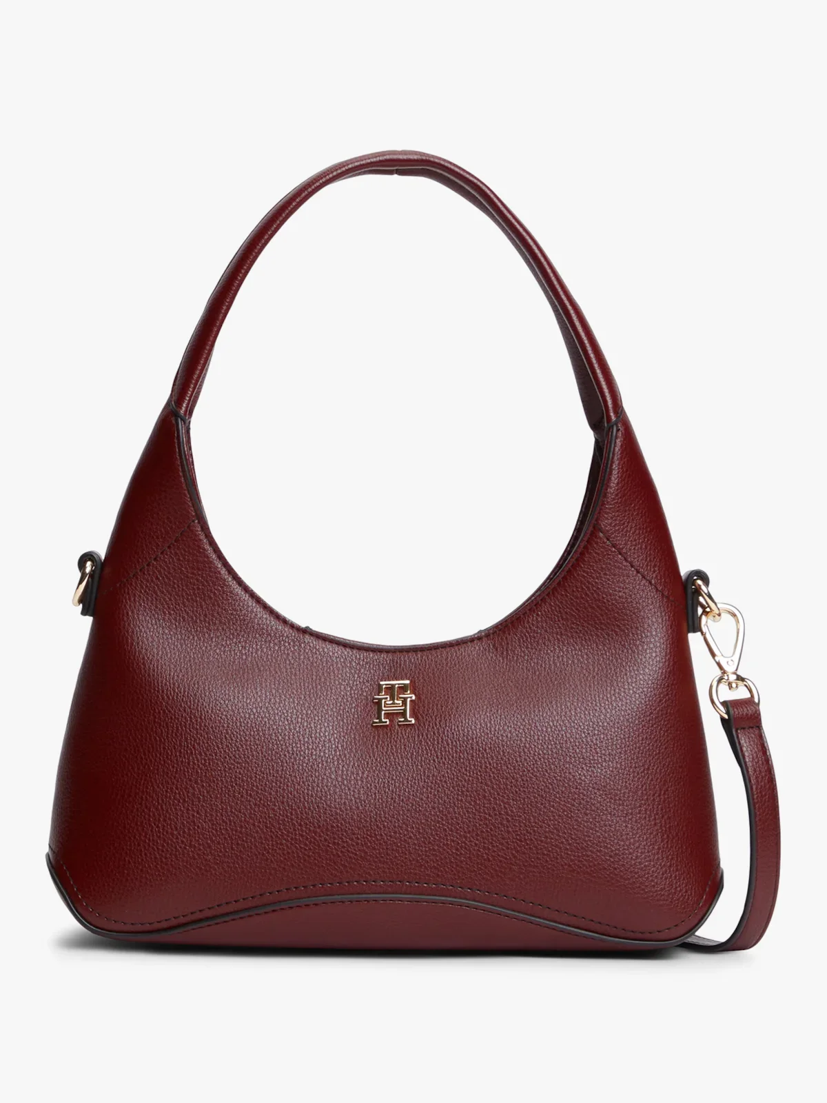 Bolsa Hobo Transversal Th Monogram com Placa — imagem 1
