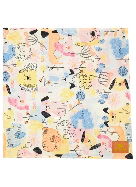 Bandana Unissex Aumigo em Viscolinho Off White | Três e Já