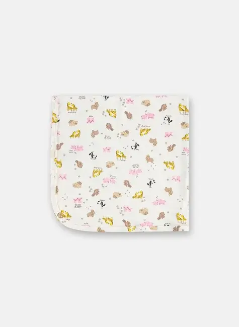 Manta Essentials Para Bebê Em Suedine Premium Off White Up Baby