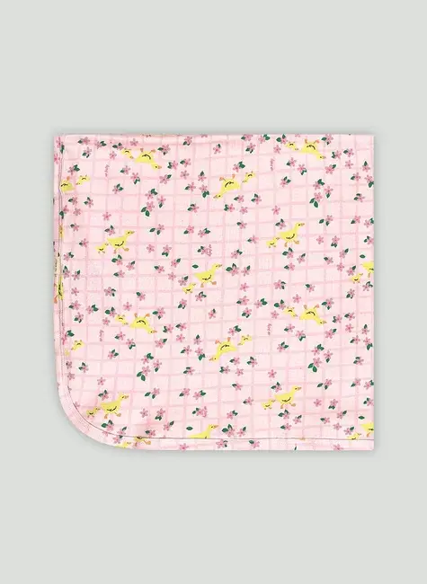 Manta Essentials Unissex em Suedine para Bebê (Rosa Claro) Up Baby