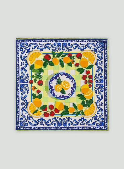 Lenço Infantil Estampado em Poliéster e Elastano (Azul) Up Baby