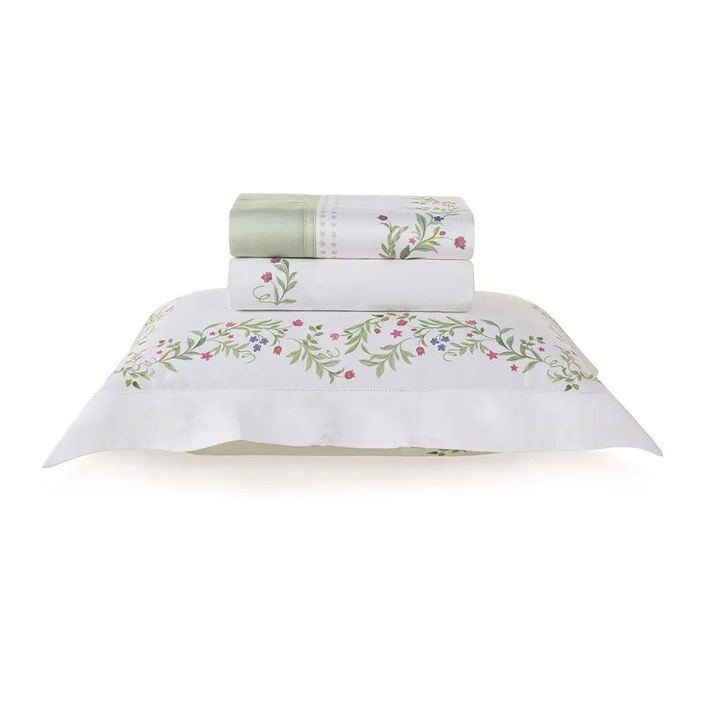 Jogo de cama Solteiro 300 fios Cetim Giardini — imagem 1