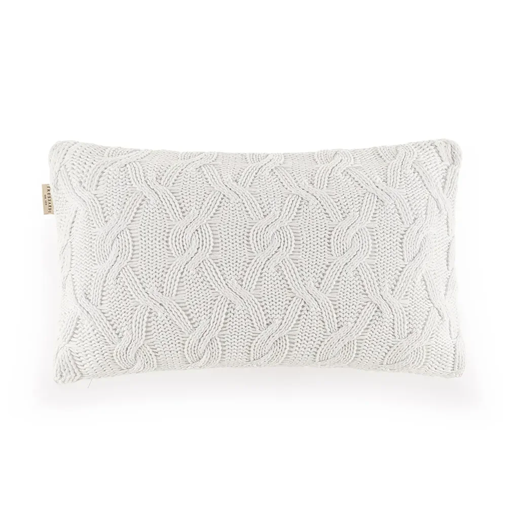 Almofada Tricot Vittoria 100% Algodão Branco — imagem 1