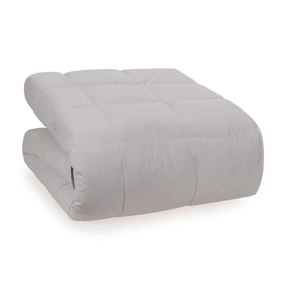 Recheio Duvet Solteiro Toque de Pluma Branco — imagem 1