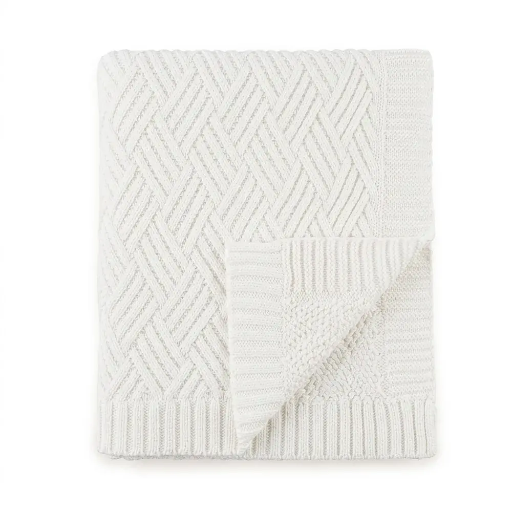Peseira Tricot de Algodão Lerisse Branca