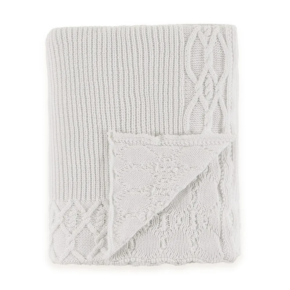 Peseira Tricot de Algodão Candore Branco — imagem 1
