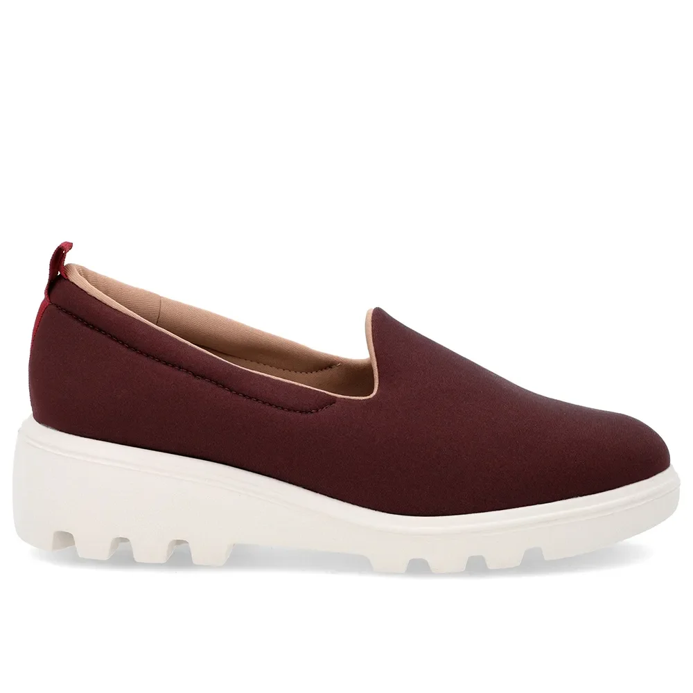 Loafer Roxo Sola Tratorada Elastano — imagem 1