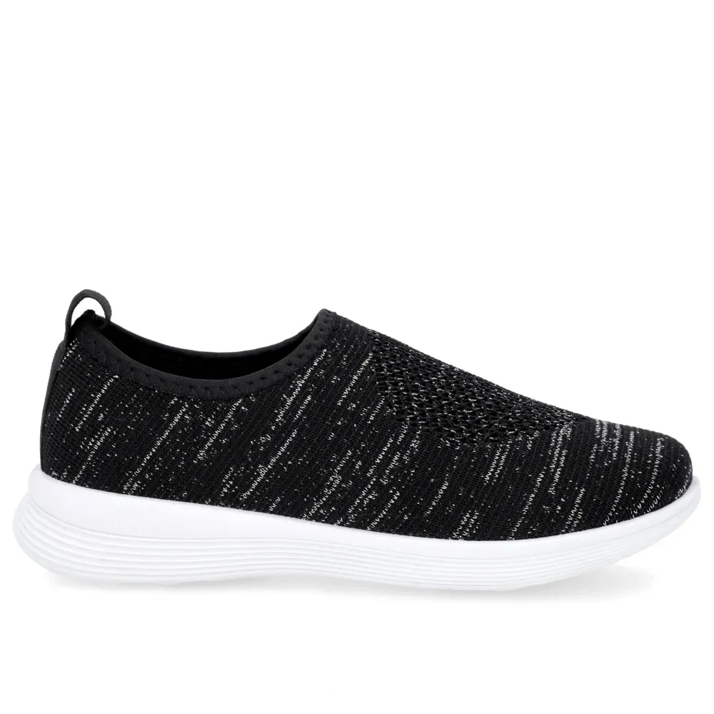 Tênis Preto Mesclado Tricot — imagem 1