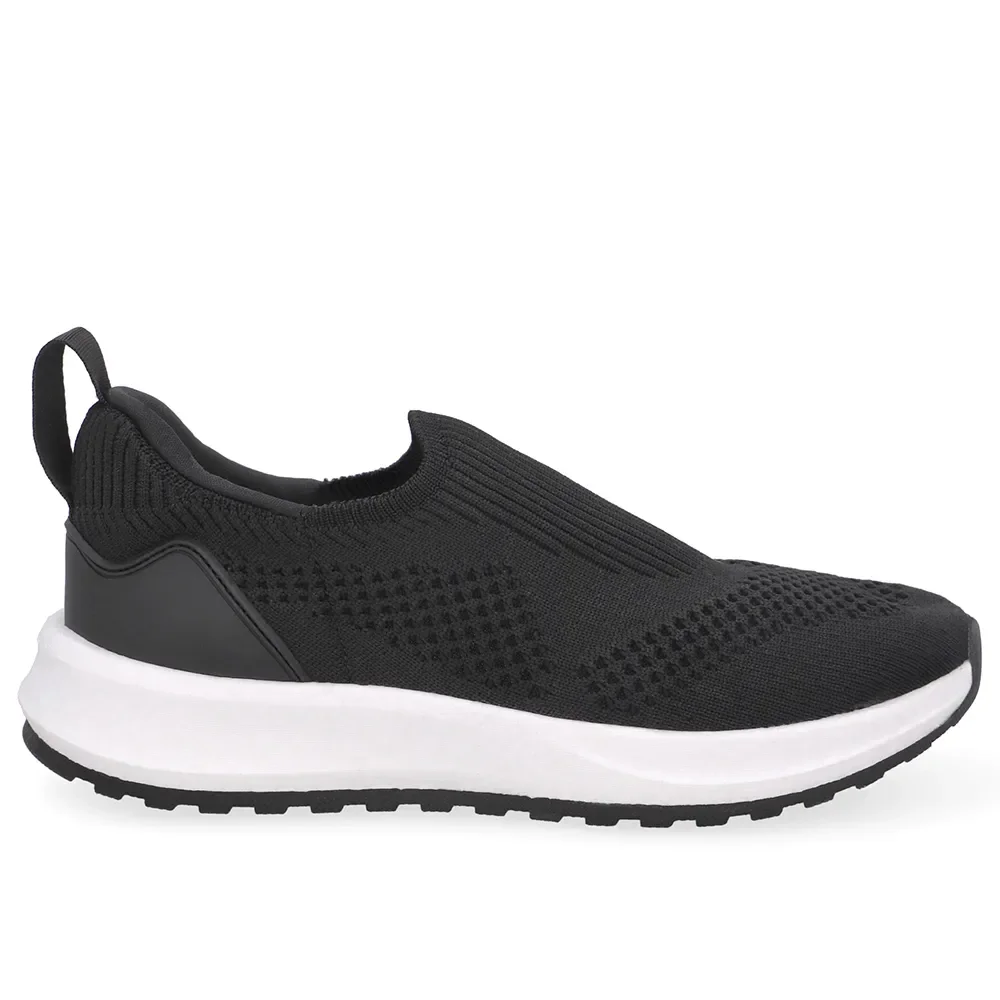 Tênis Slip On Tricot Preto — imagem 1