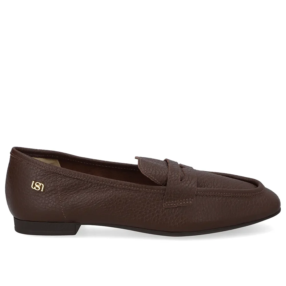 Loafer Couro Marrom Pinhão Básico — imagem 1