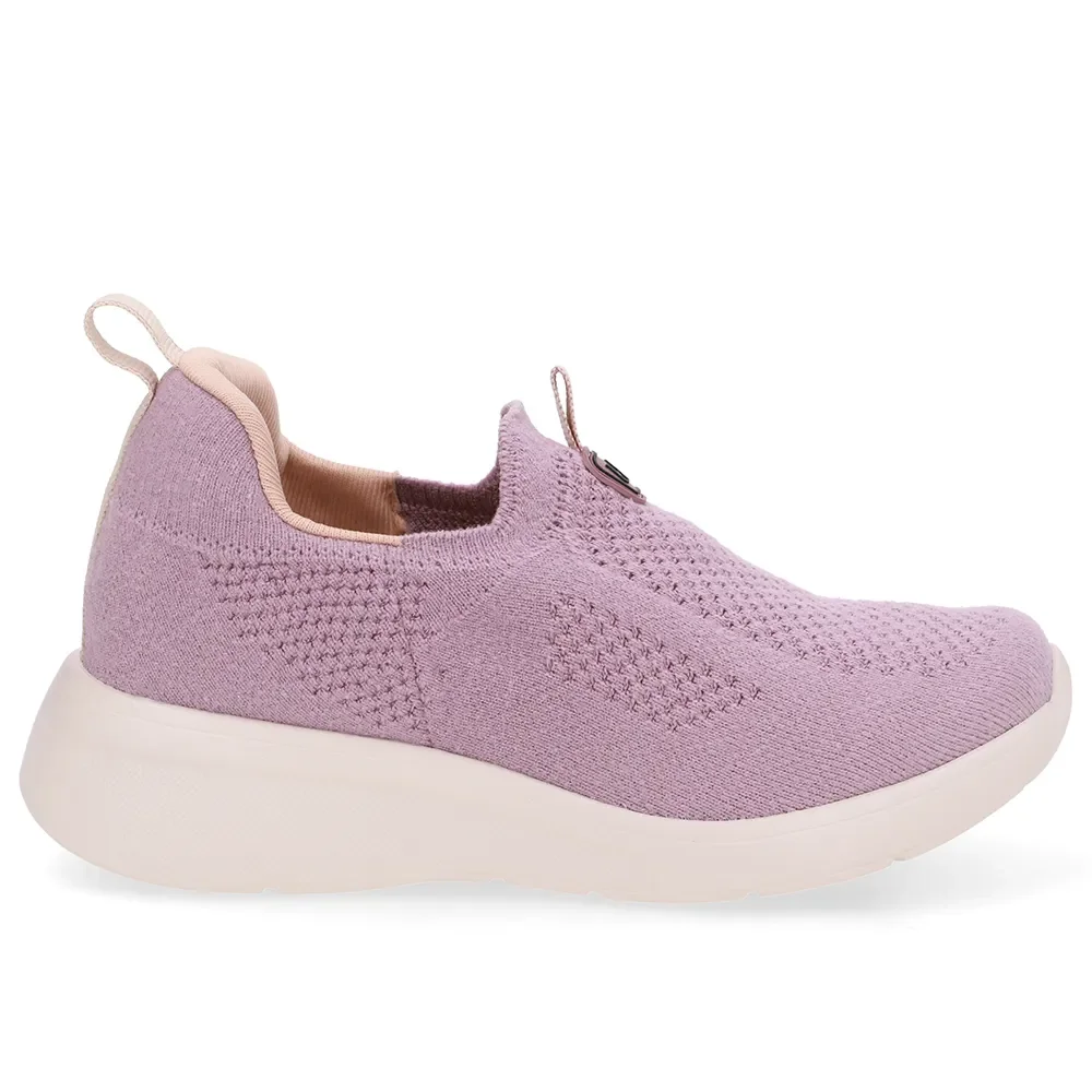 Tênis Tricot Slip On Rosa — imagem 1