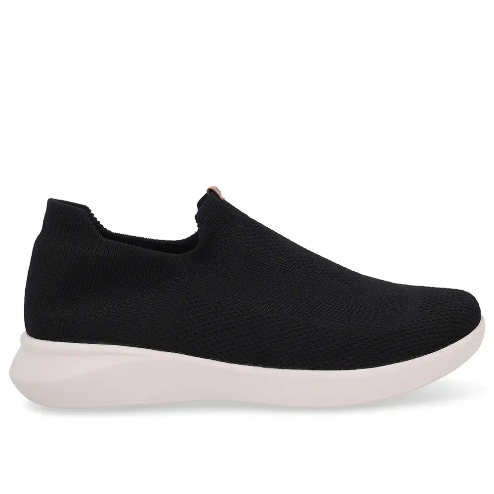 Tênis Tricot Preto Casual