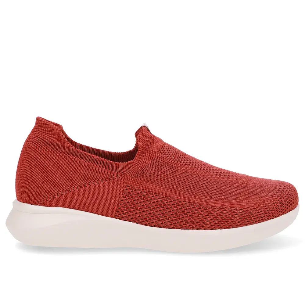 Tênis Tricot Marrom Casual