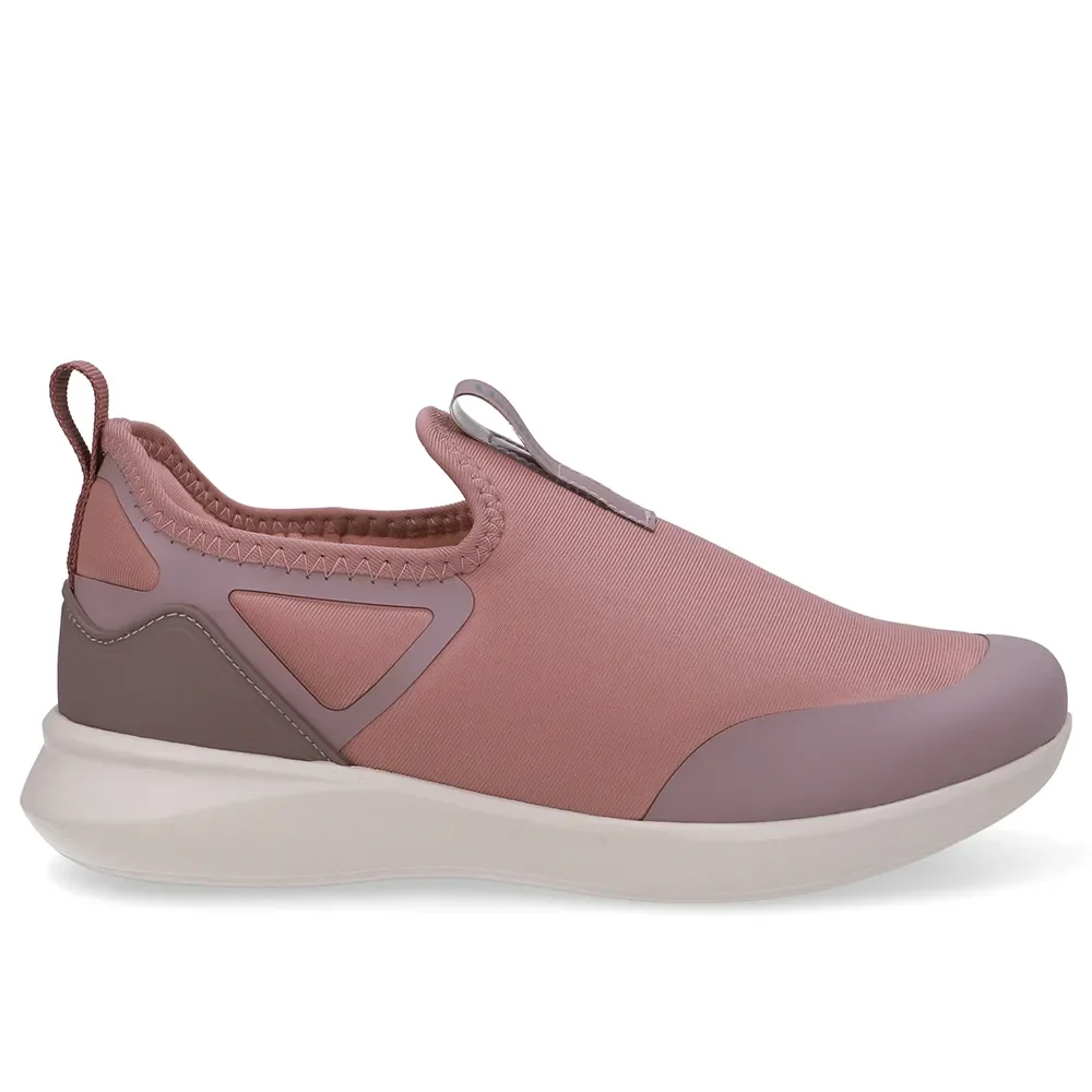 Tênis Slip On Rosa Antigo Elastano — imagem 1
