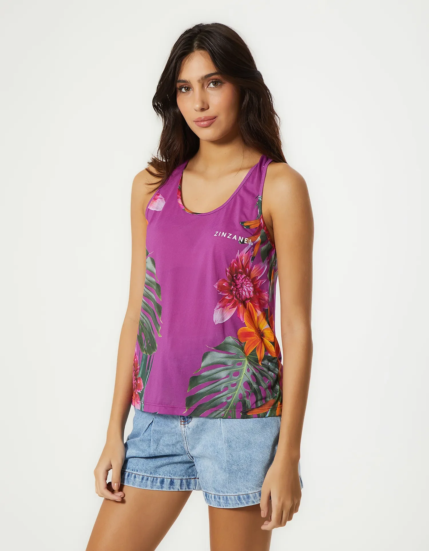 Regata ZINZANE Dry Fit - Rosa — imagem 1
