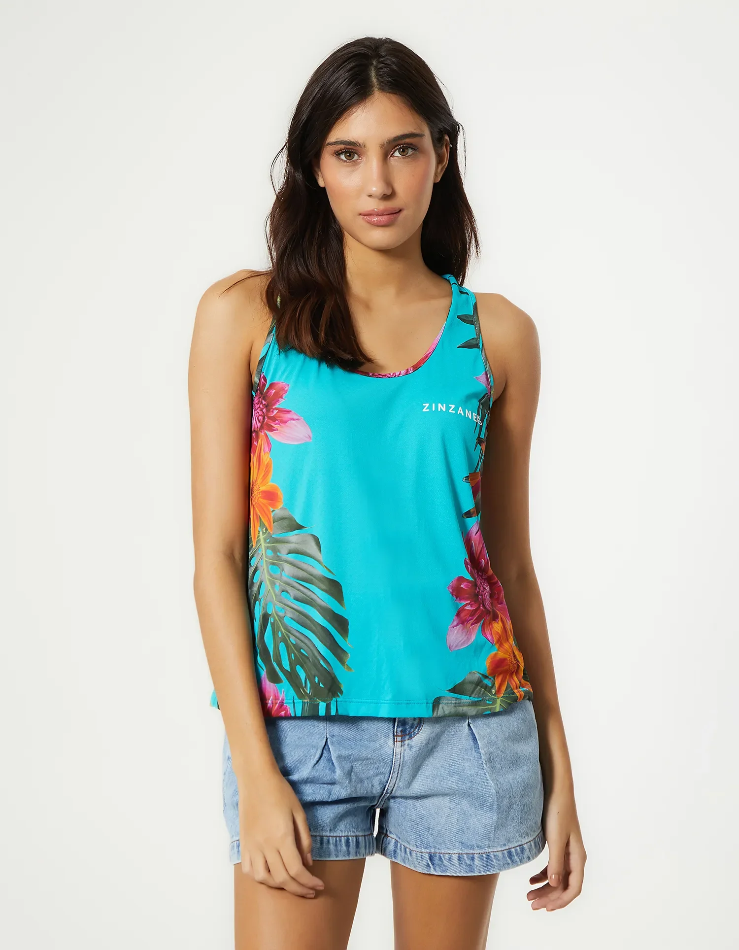 Regata ZINZANE Dry Fit - Azul — imagem 1