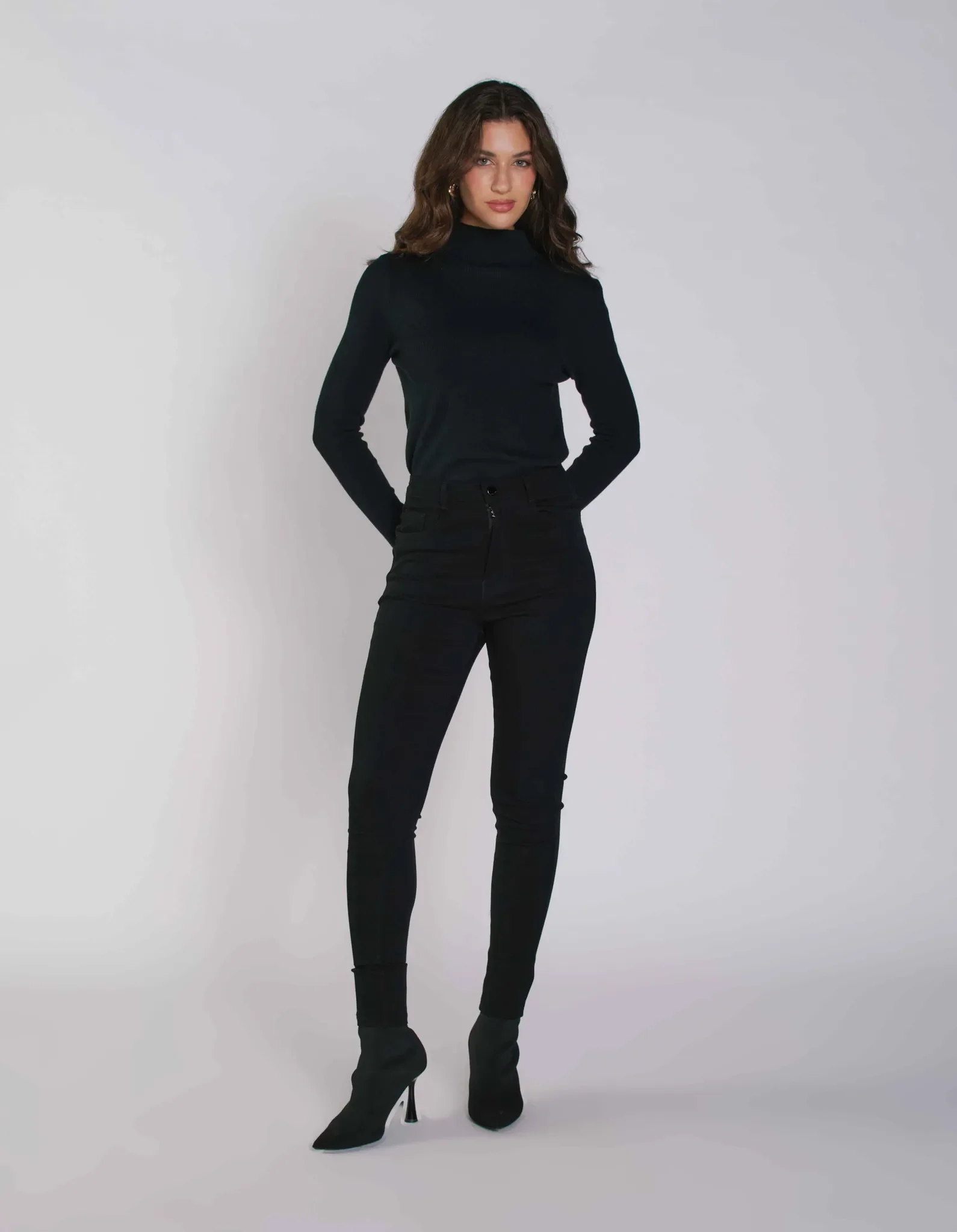 Calça Skinny Colors - Preto — imagem 1