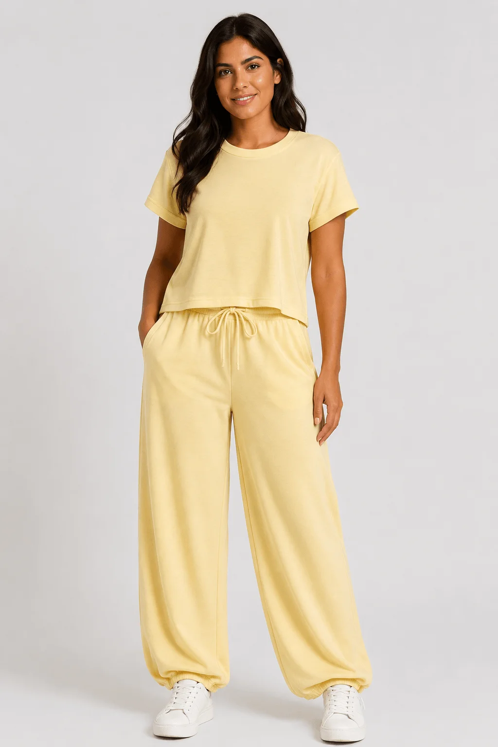 Blusa Manga Curta Malha Soft Touch - Amarelo