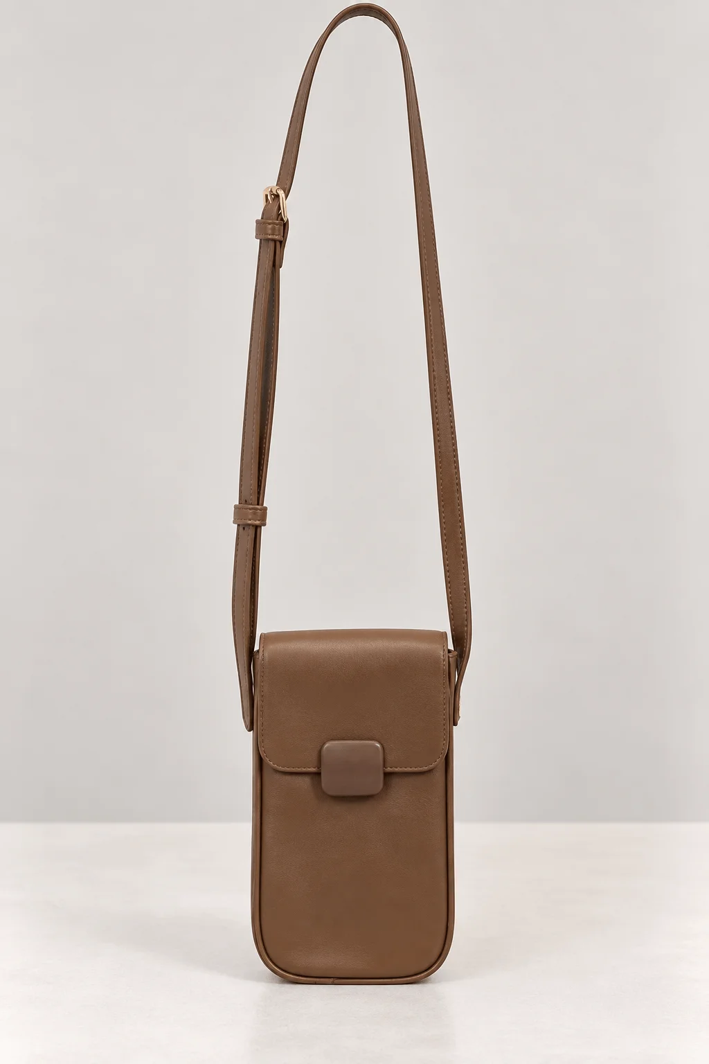 Bolsa Pequena Estruturada - Marrom — imagem 1