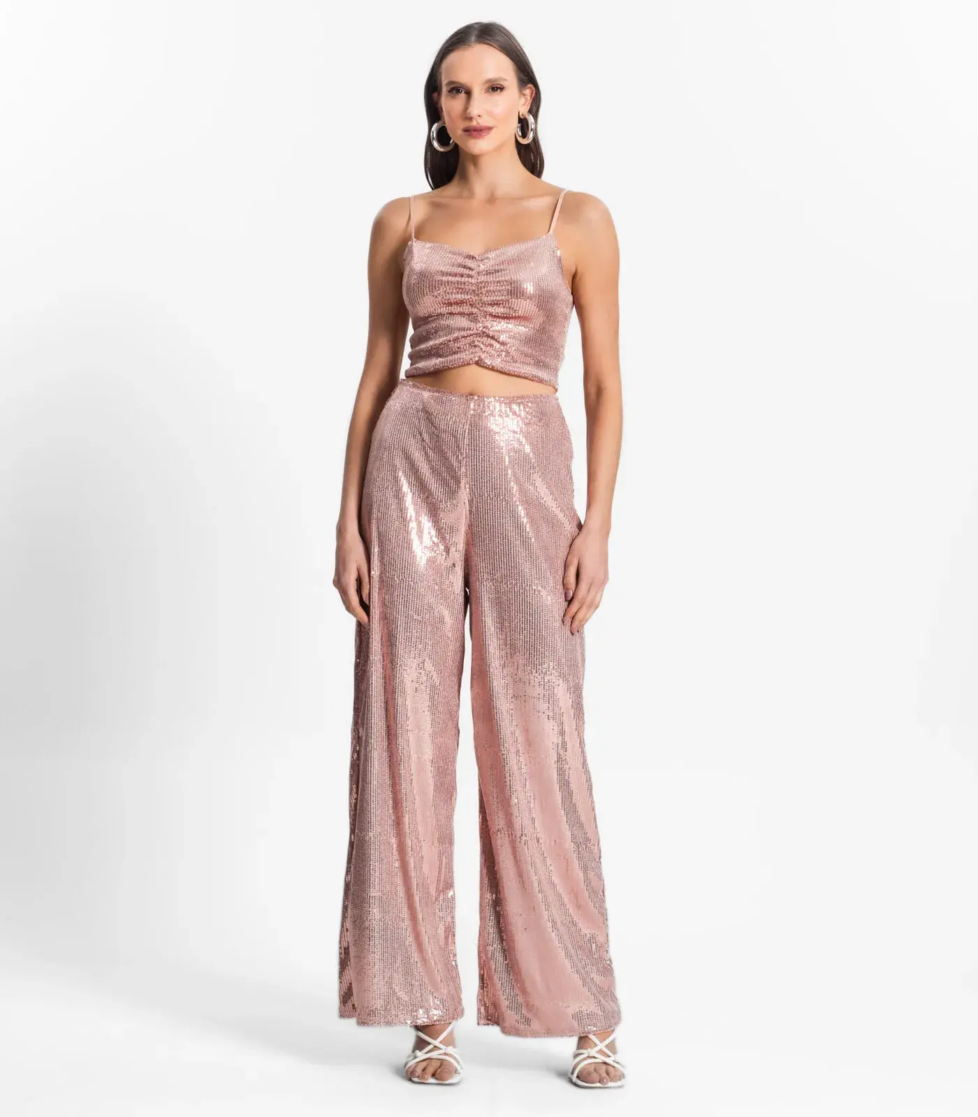 Calça De Paetê Feminina Endless Unica