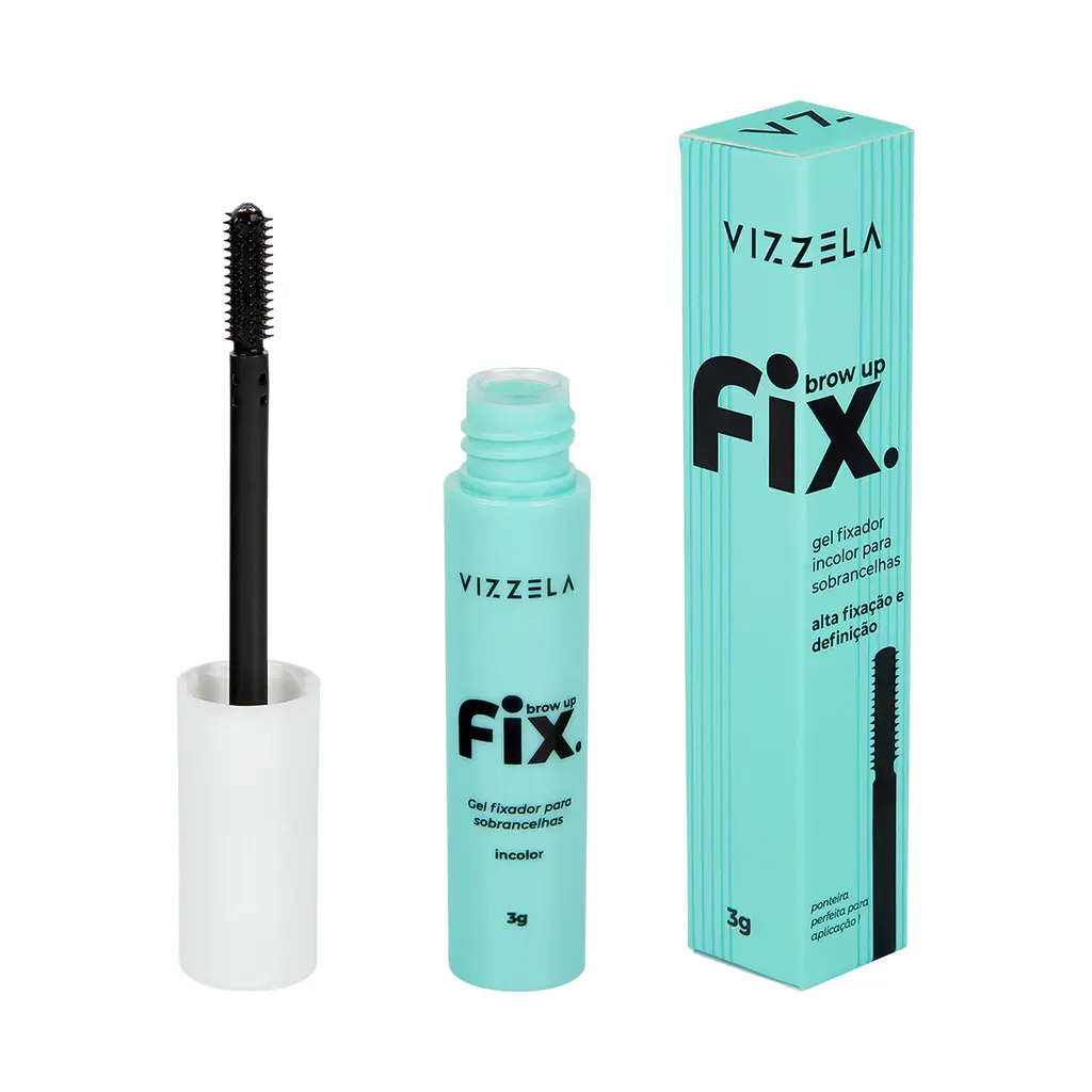 Gel Fixador Sobrancelhas Vizzela Brow Up Fix 3g