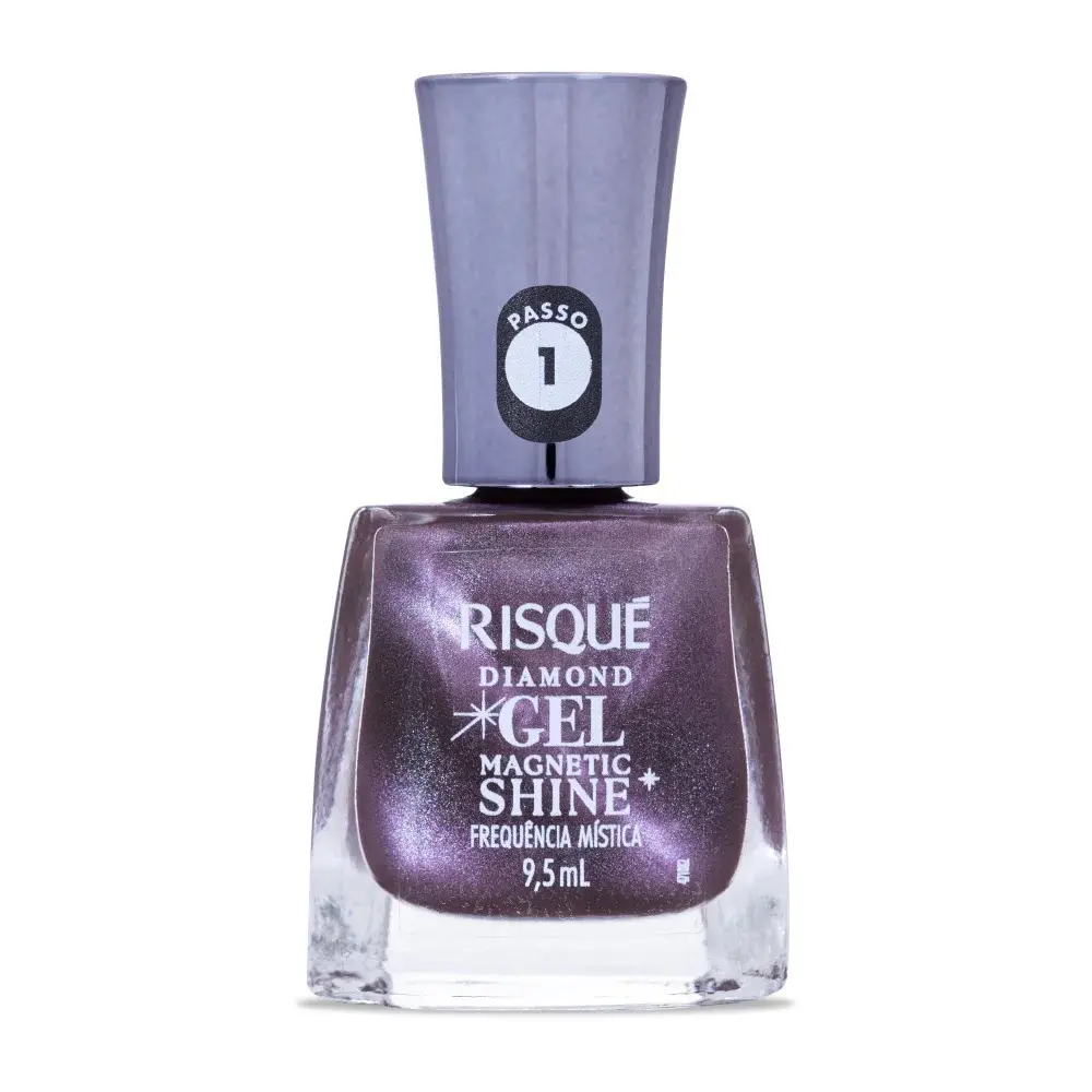 Esmalte Risqué Diamond Gel Magnetic Shine Frequência Mística 9,5ml