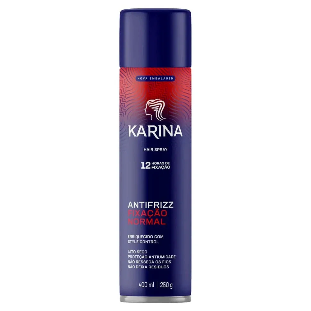 Spray Fixador Karina Fixação Normal 400ml