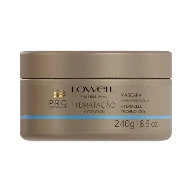 Máscara Lowell Pro Performance Hidratação 240g