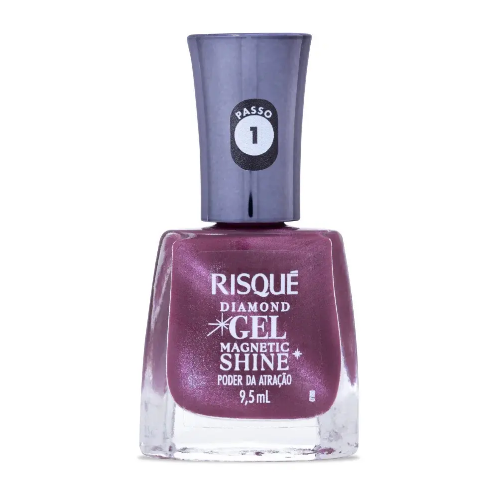 Esmalte Risqué Diamond Gel Magnetic Shine Poder da Atração 9,5ml