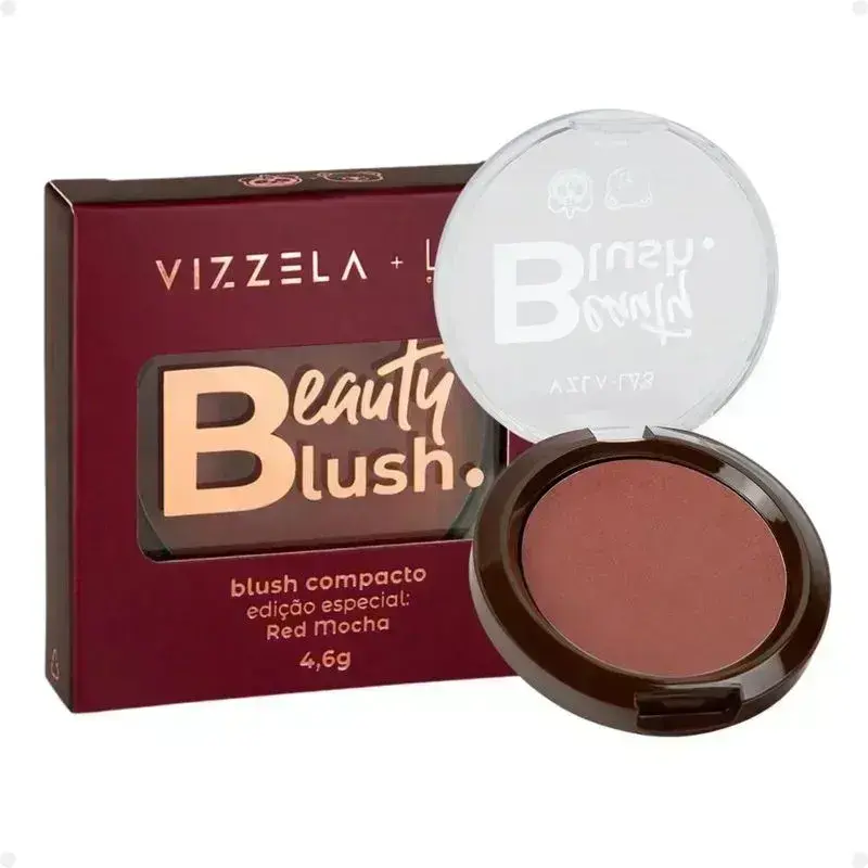Blush Compacto Vizzela + La's Red Mocha