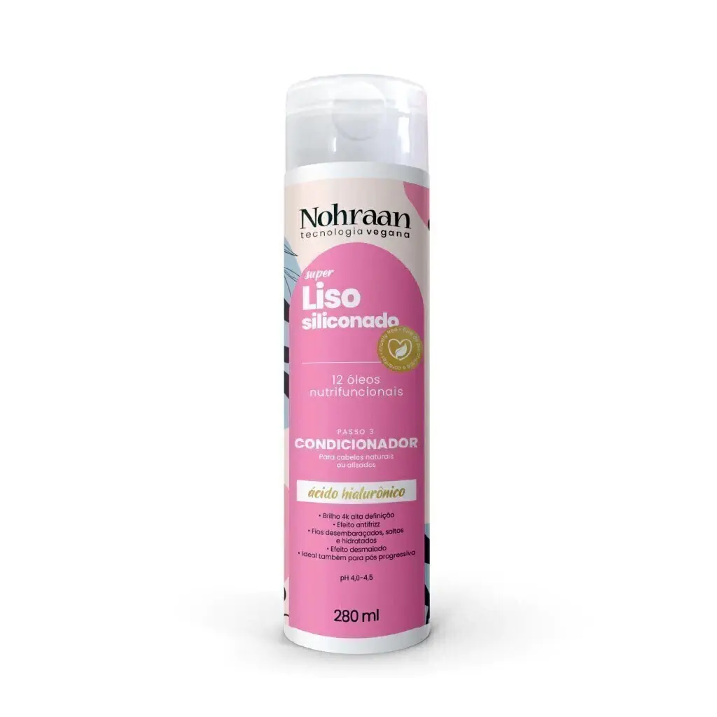 Condicionador Nohraan Super Liso Siliconado 280ml