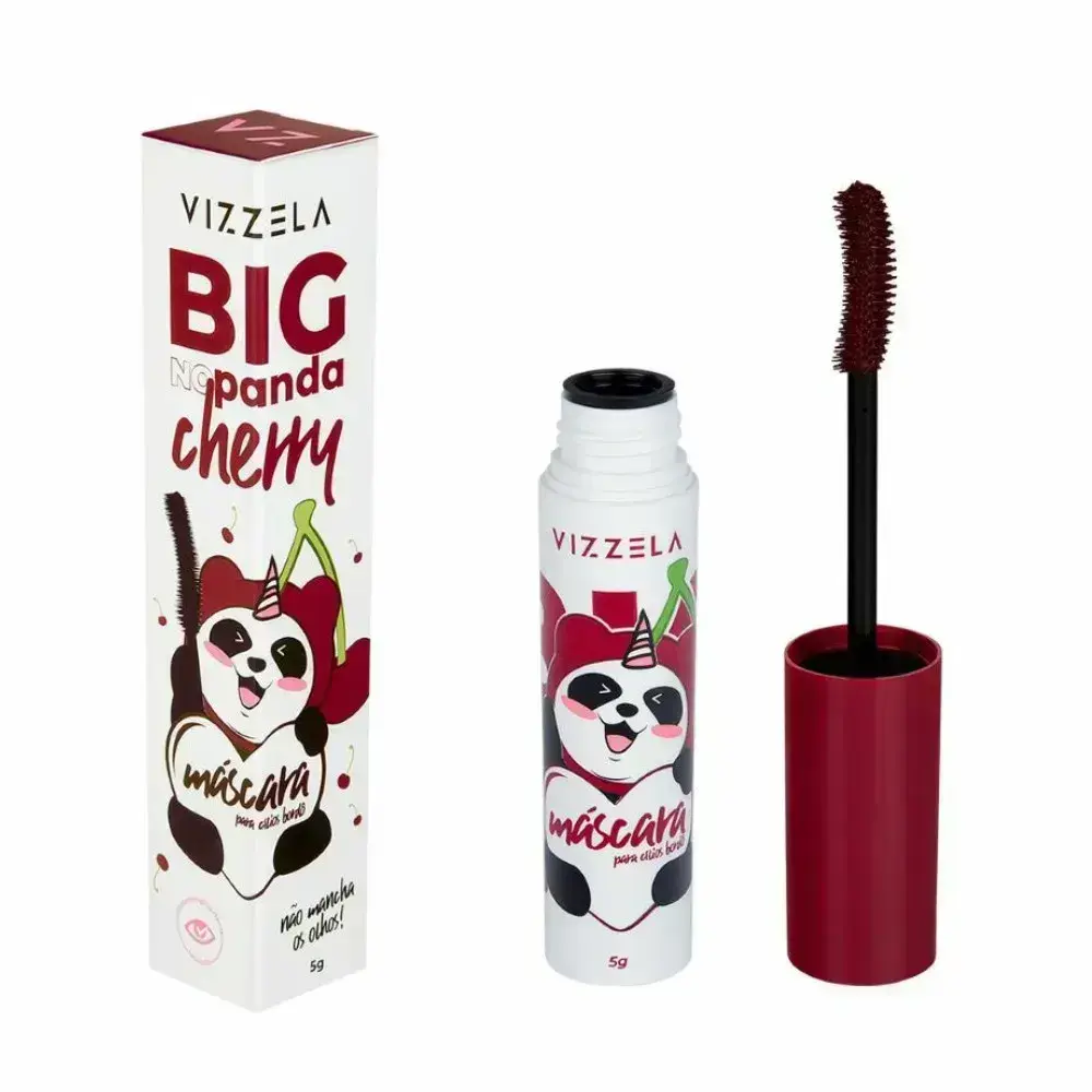 Máscara para Cílios Vizzela Big No Panda Cherry 5g