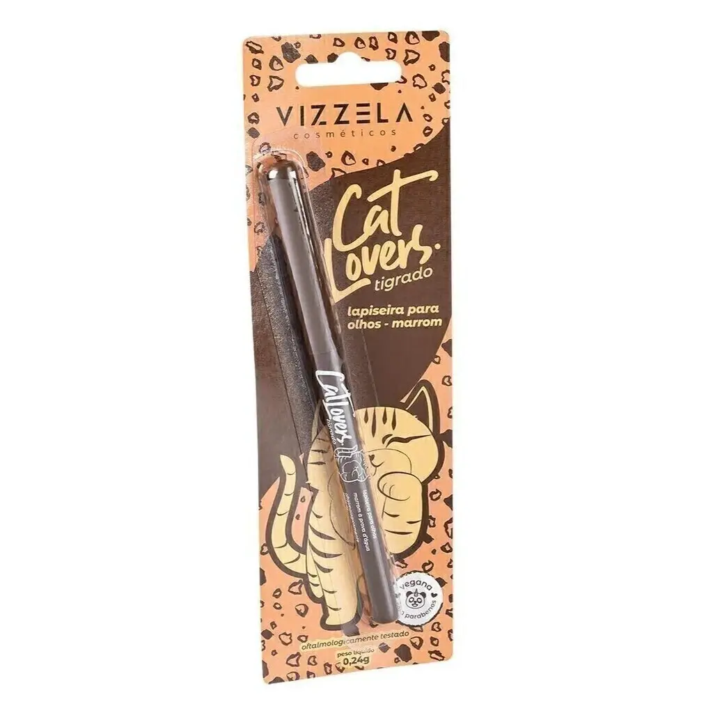 Lapiseira para Olhos Vizzela Cat Lovers Marrom