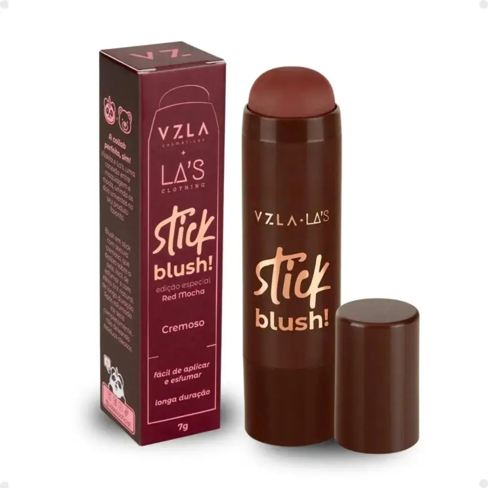 Blush Stick Vizzela Las Red Mocha 7g