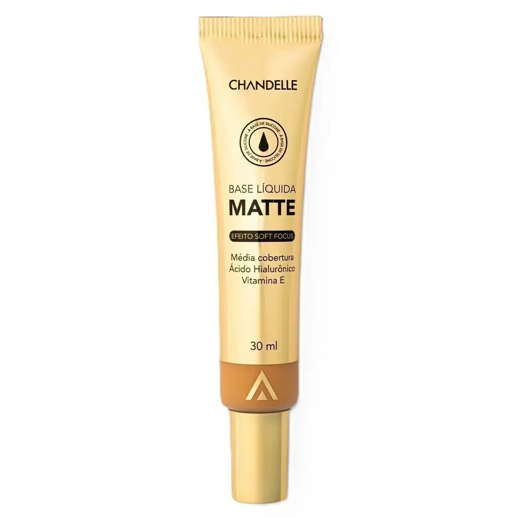 Base Líquida Chandelle Matte Bege Dourado 30ml